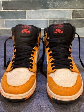 Nike Air Jordan 1 High - Orange, Black & White